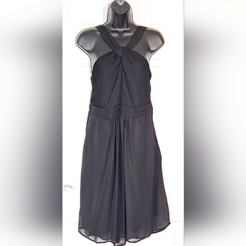 Tevolio Black Lightweight Halter Dress